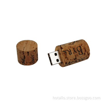 Natural Wine Cork USB Flash Drive